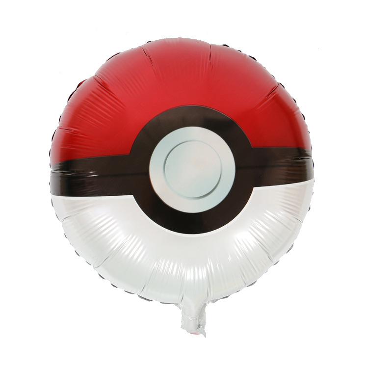 18 inch round shape Cartoon Pokemon helium foil balloon