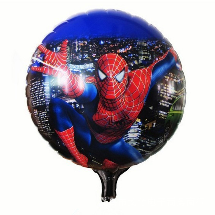 18 inch round shape spiderman foil balloons